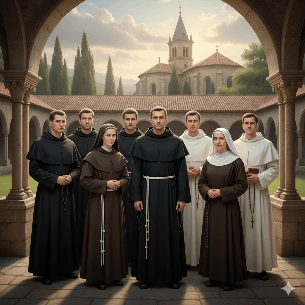 Gruppe Katholiken Gläubige Kirche Katholische Orden in Deutschland – Vielfalt geistlicher Gemeinschaften