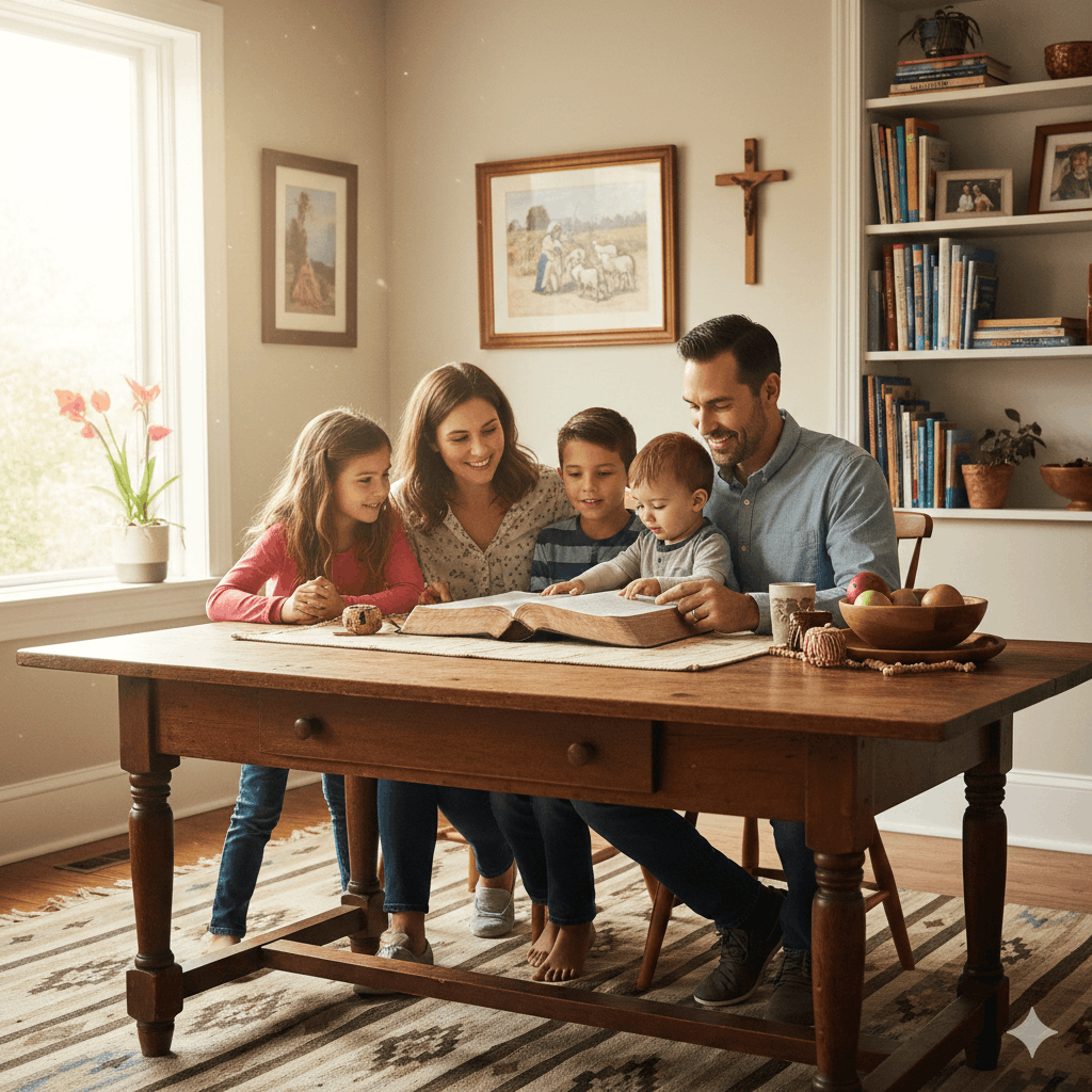 christliche Familie Kreuz Christliche Erziehung Eine Übersicht