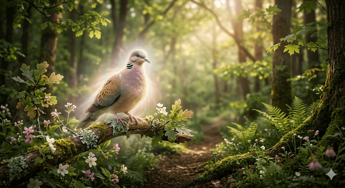 Krafttier Turteltaube – Bedeutung 2026