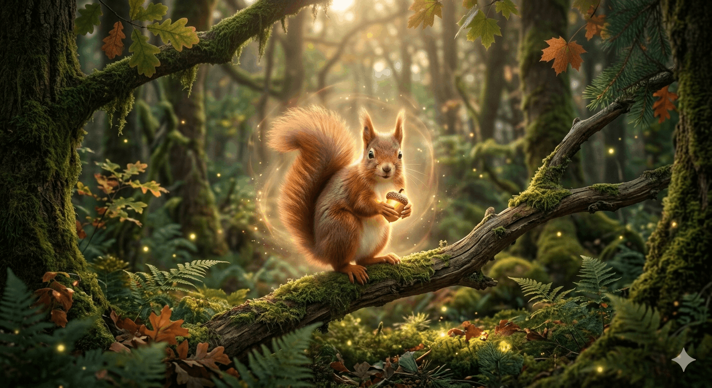 Krafttier Eichhörnchen Spirituelle Bedeutung 2026